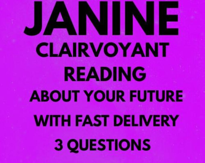 Janine Clairvoyant Reading About Your Future: 3 Questions Clairvoyant Reading About Your Future