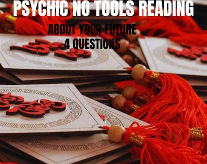 Janine Psychic No Tools Reading About Your Future 4 Questions Psychic No Tools Reading With Fast Delivery