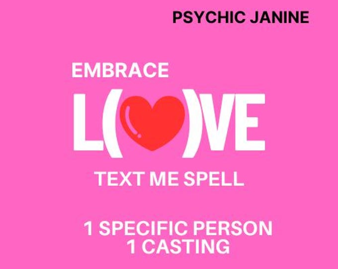 Janine Text Me Spell Basic For Your Future: For 1 Specific Person
