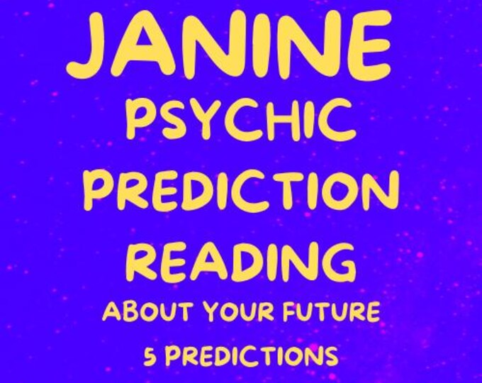 Psychic Future Prediction Reading 5 Personalized Destiny insights (PDF Download)