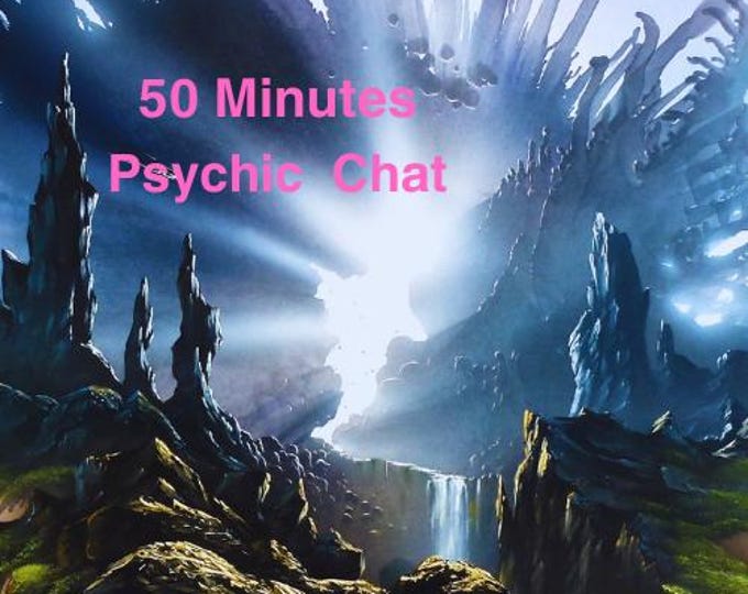 Psychic Chat Reading 50 Minute Future Guidance (PDF Delivery)