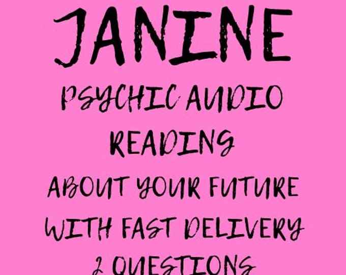 Janine Psychic Audio Reading About Your Future 2 Questions Psychic Audio Reading