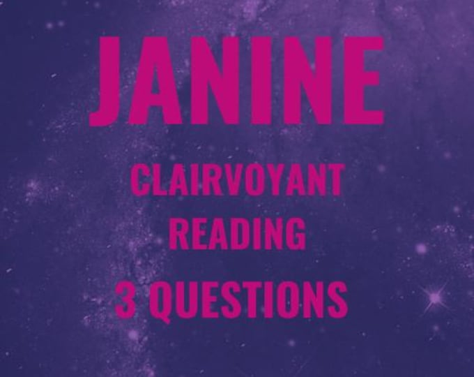 Janine Clairvoyant Reading About Your Future: 3 Questions Clairvoyant Reading About Your Future