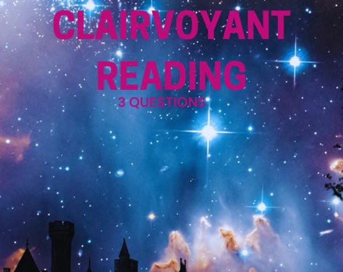 Clairvoyant Reading: 3 Questions About Your Future (PDF Delivery in 24 Hours CST)