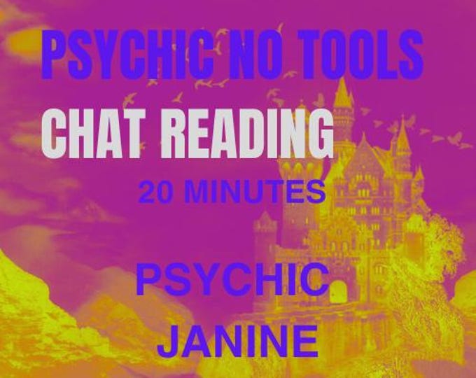 Psychic No Tools Chat Reading 20 Minutes Future Insight (PDF Delivery)