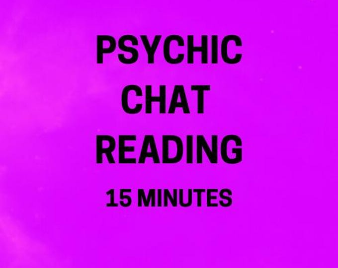 Psychic Chat Reading 15 Minute Future Guidance (PDF Delivery)