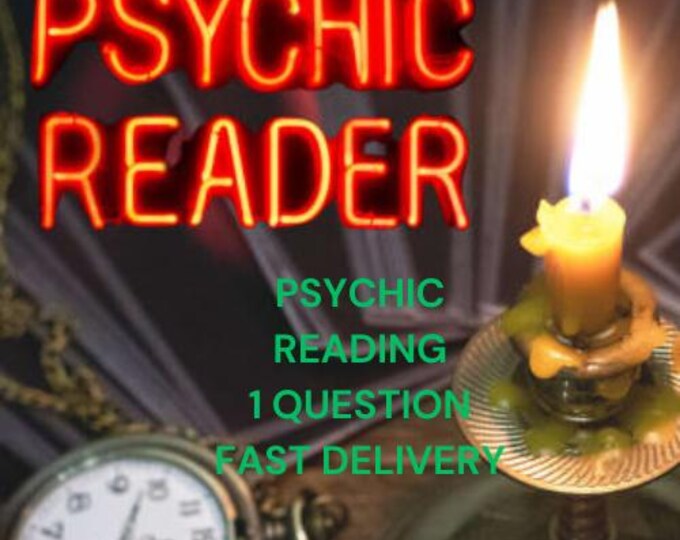 Psychic Reading 1 Question PDF Delivery in 24 Hours CST