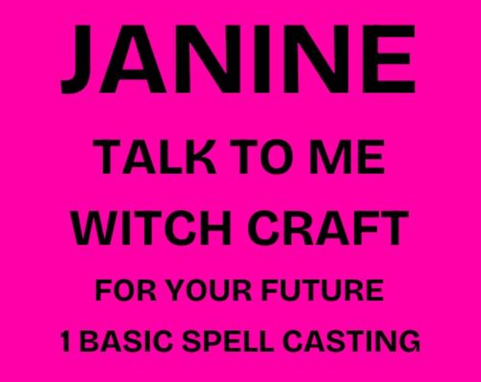 Janine: Basic Talk To Me Spell For One Specific Person For Your Future