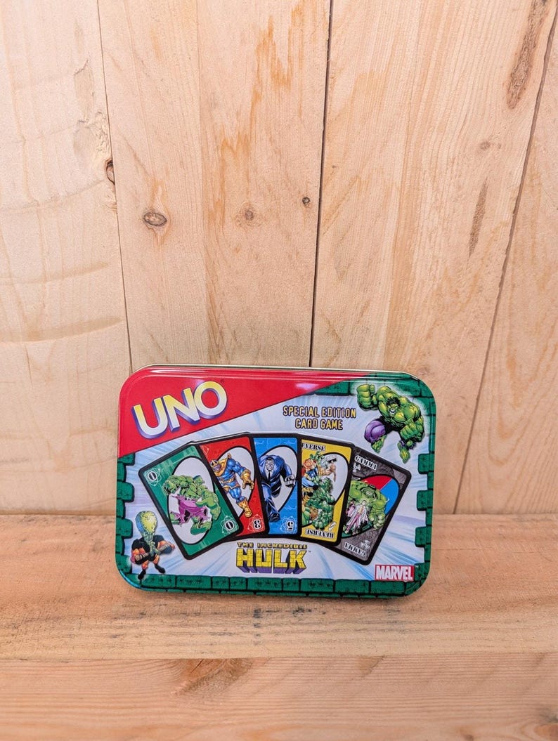 Hulk Mini Card NEW Marvel Incredible Hulk UNO Special Edition Card Game 2003 Collector ...