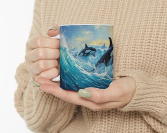 Mug en céramique Orca, 11 oz