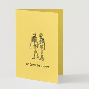 Til 'Til 'Til's Death Do Us Part Jubiläums-Valentinstagskarte (12,7 x 18,8 cm)