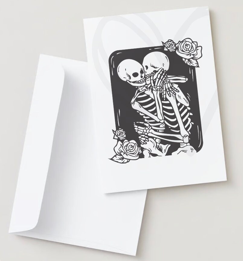 Skeleton Love Valentine's Day Card (5