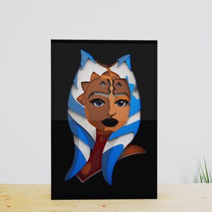 Anime Girl Multi-Layer SVG,Dxf-Laser cut files- 24 Multilayer Art Piece for Glowforge,Pdf for Handcut,Dwg,PDF,AI