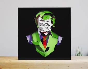 Bad Hero SVG,Dxf-Laser cut files- 25 Multilayer Art Piece for Glowforge,Pdf for Handcut,Dwg,PDF,AI-Bad hero Laser Cut Design