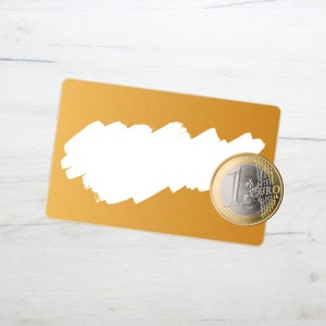 Exklusives Golden Ticket selber beschriften mit goldenem Rubbellos, Geschenk, Geburtstag, Muttertag, Valentinstag, Ostern, Rubbelkarte zdjęcie 3