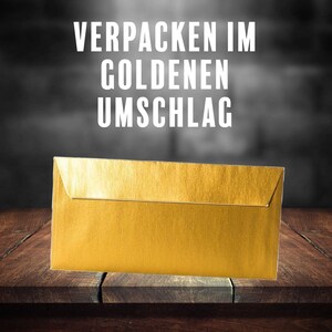 Exklusives Golden Ticket selber beschriften mit goldenem Rubbellos, Geschenk, Geburtstag, Muttertag, Valentinstag, Ostern, Rubbelkarte zdjęcie 9