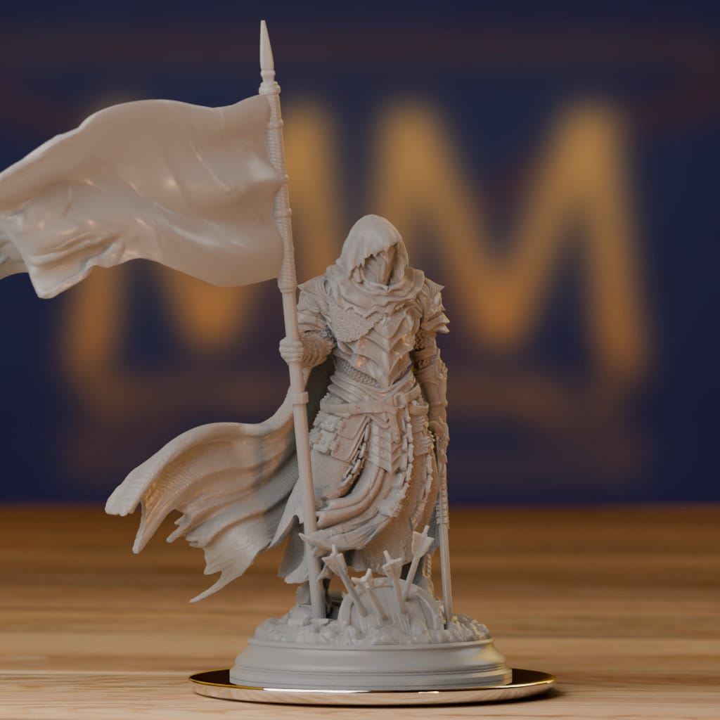 Knight 3 Paladin Fighter - Galaad Miniature - Fantasy Dungeons - Foto 8