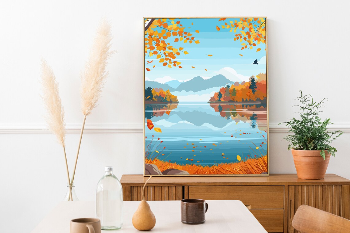The Four Season - Set of 4 | Vector Art 1 | Home Decor | Spring ...