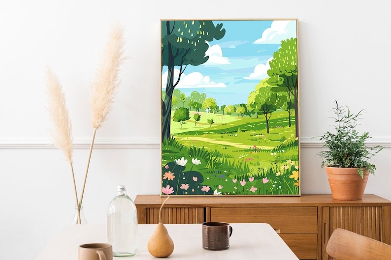 The Four Season - Set of 4 | Vector Art 1 | Home Decor | Spring ...