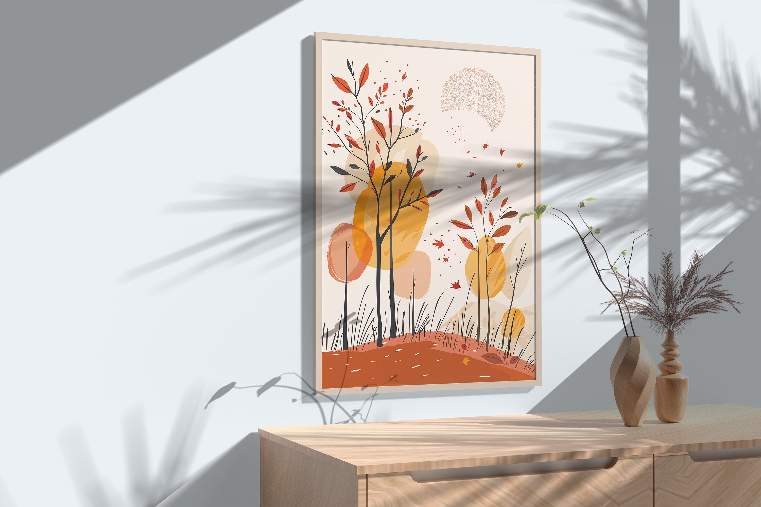 Minimalistic of the Four Seasons - Set of 4 Art | Home Decor | Spring ...
