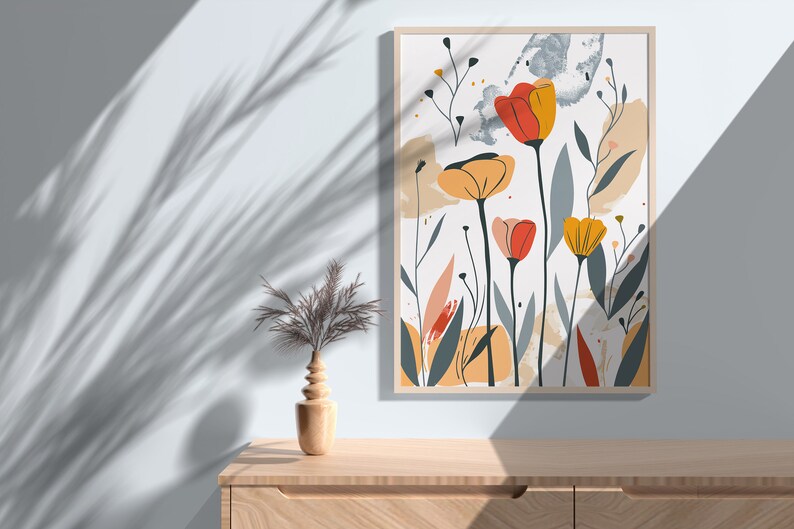 Minimalistic of the Four Seasons - Set of 4 Art | Home Decor | Spring ...