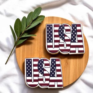 USA Flag Cookie Cutter STL File, Patriotic Cookie Cutter, 3D Printed USA Flag Cookie Cutter, Digital Download, Independence Day Baking