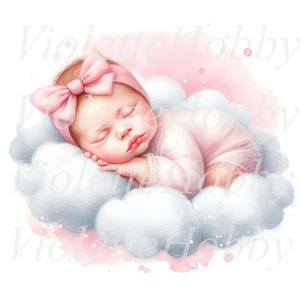 Baby Girl PNG Clipart Set | Милые цифровые изображения Baby Shower | Розовая графика для новорожденных | Мгновенная загрузка