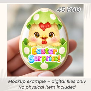 Easter Egg Cookie Cutter STL + 45 Matching PNG Designs (Digital Download)