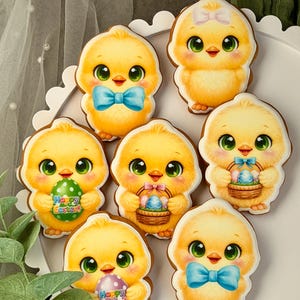 Easter Chick Cookie Cutter STL, 20 Matching PNG Designs (Digital Download)