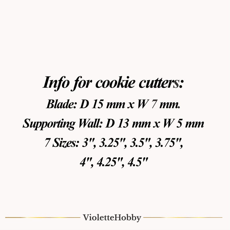 Elegant Oval Cookie Cutter Set: 3D Printed Frames (28 STL Files Digital Download image 4