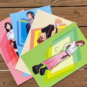 Final Fantasy 7 Character Prints - 11x17”