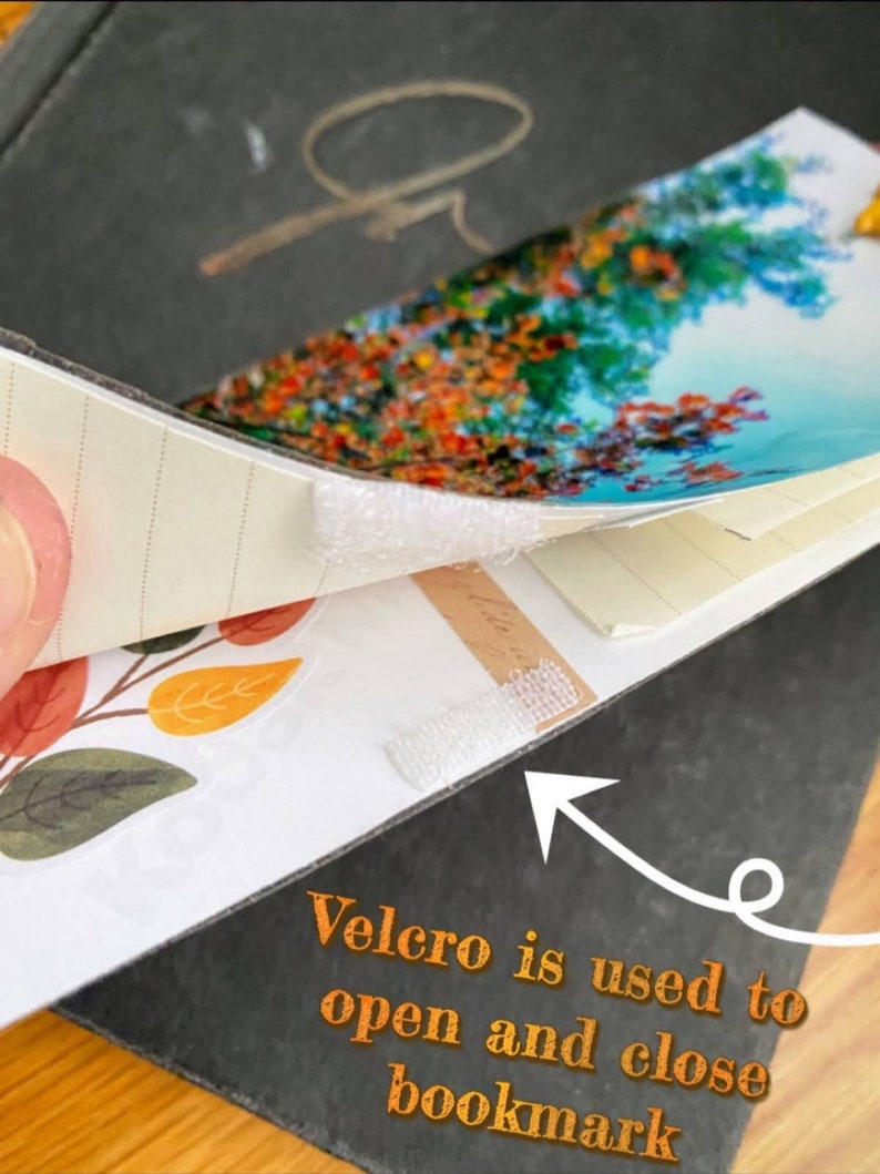 Autumn Leaves Write Inside Bookmark, Fall Write Inside Bookmark - Etsy