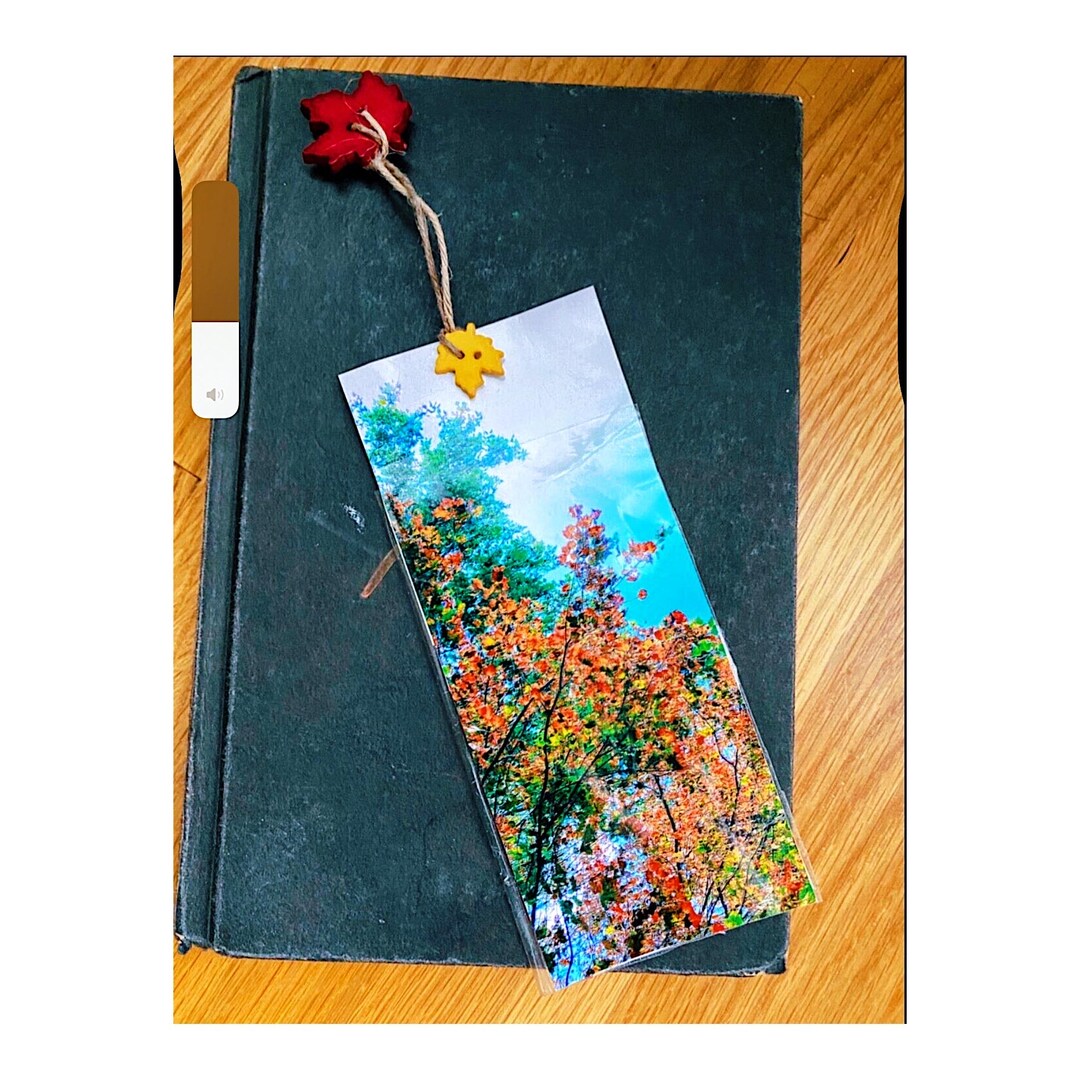 Autumn Leaves Write Inside Bookmark, Fall Write Inside Bookmark - Etsy