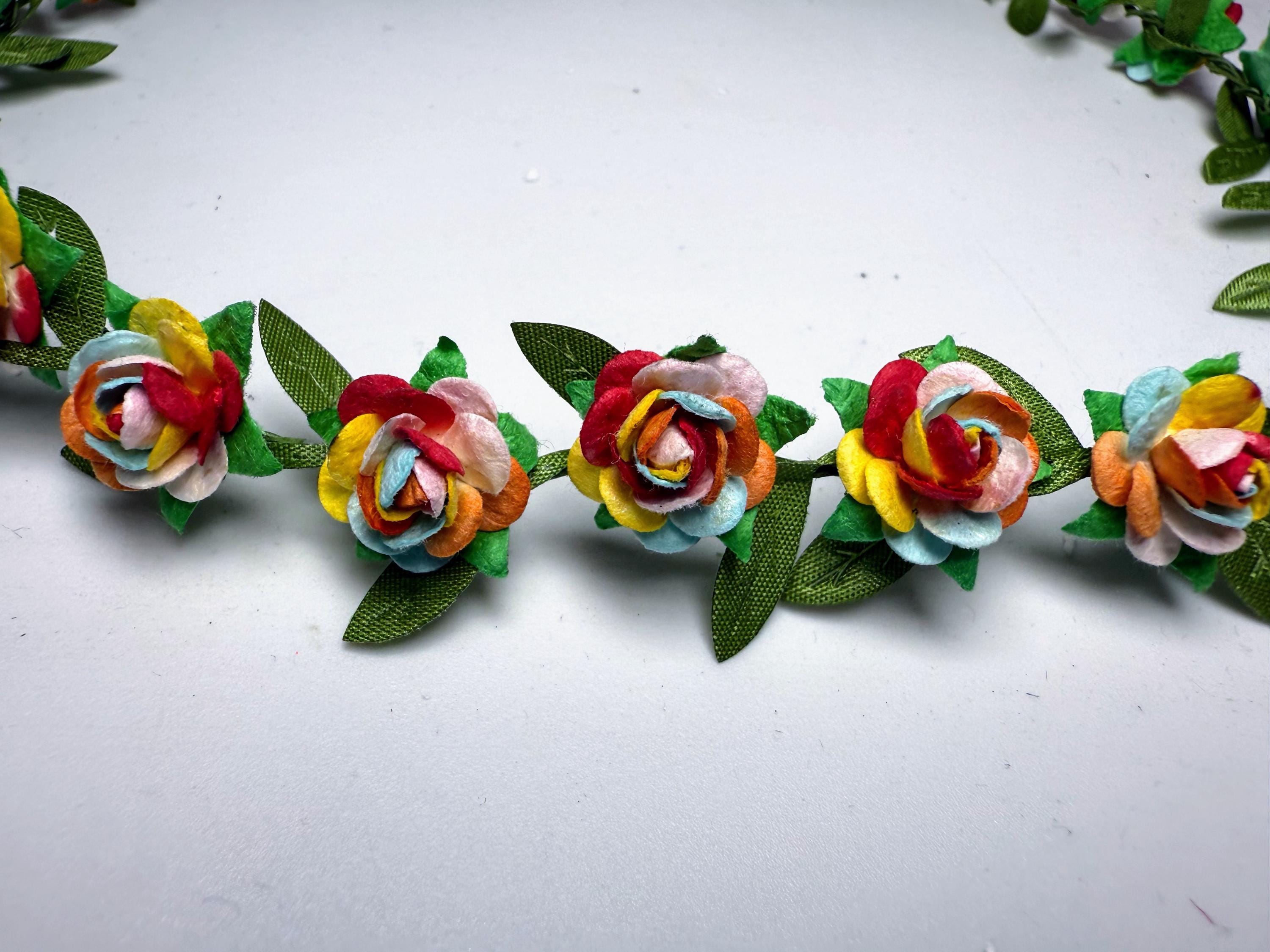 Rainbow Tie Dye Flower Crown, Rainbow Flower Crown, Rainbow  display picture 2