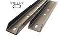 Heavy Duty C-Channel Bracket: 2"x1" Metal Table Support