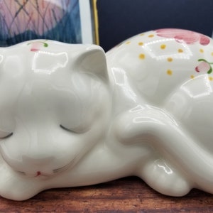 Ceramic Sleeping Kitty