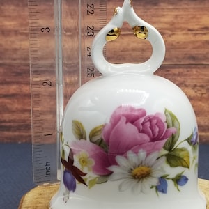 VTG Floral Dinner Bell