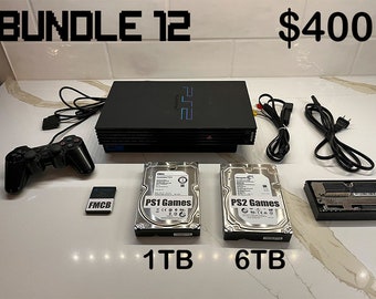 Modded PS2 6TB PS2 Games + 1TB PS1 Games Bundles