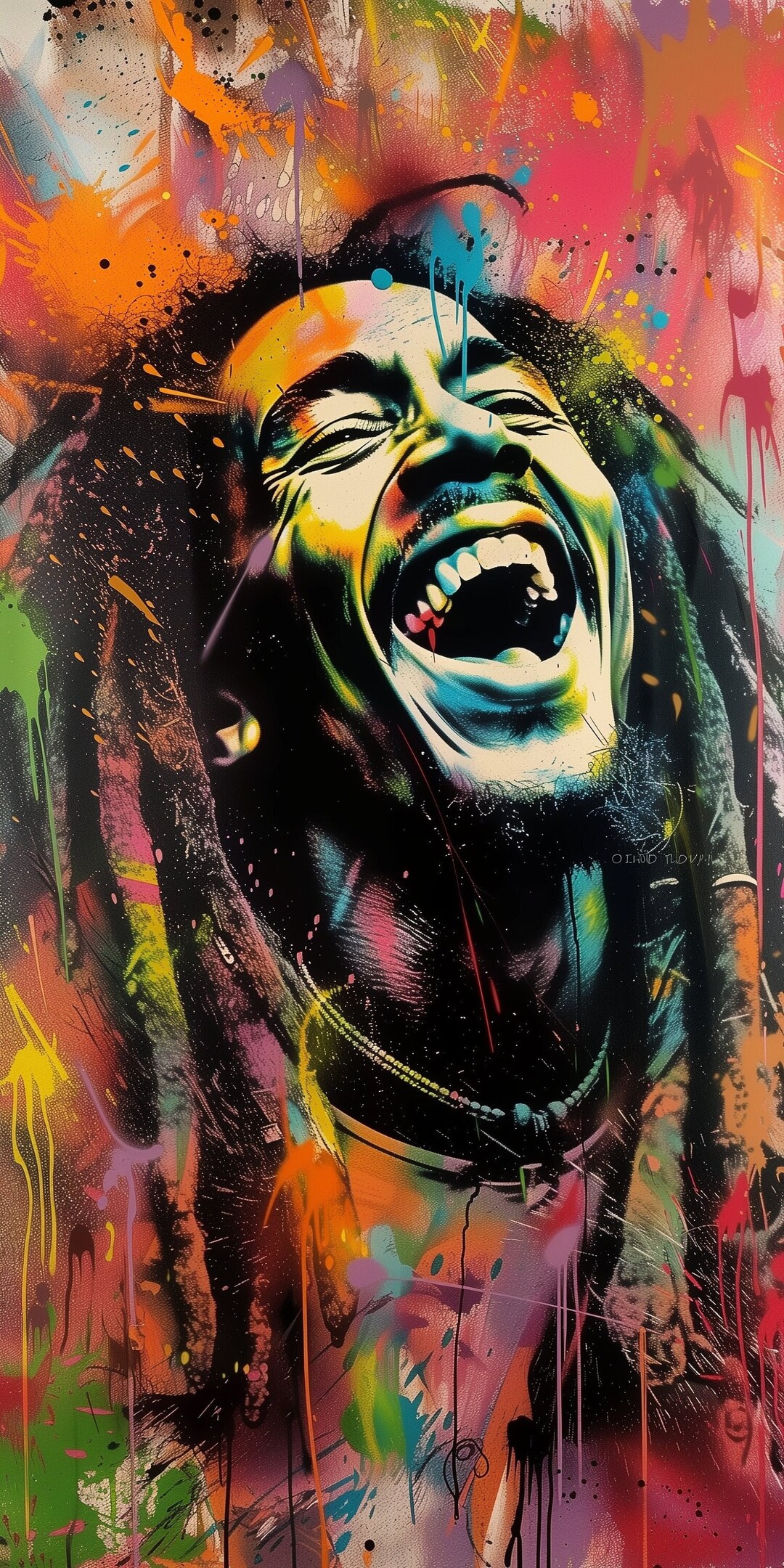 Bob Marley Colors Poster 24