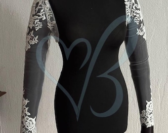 Detachable Lace Wedding Sleeves: Floral Bridal Arm Coverings