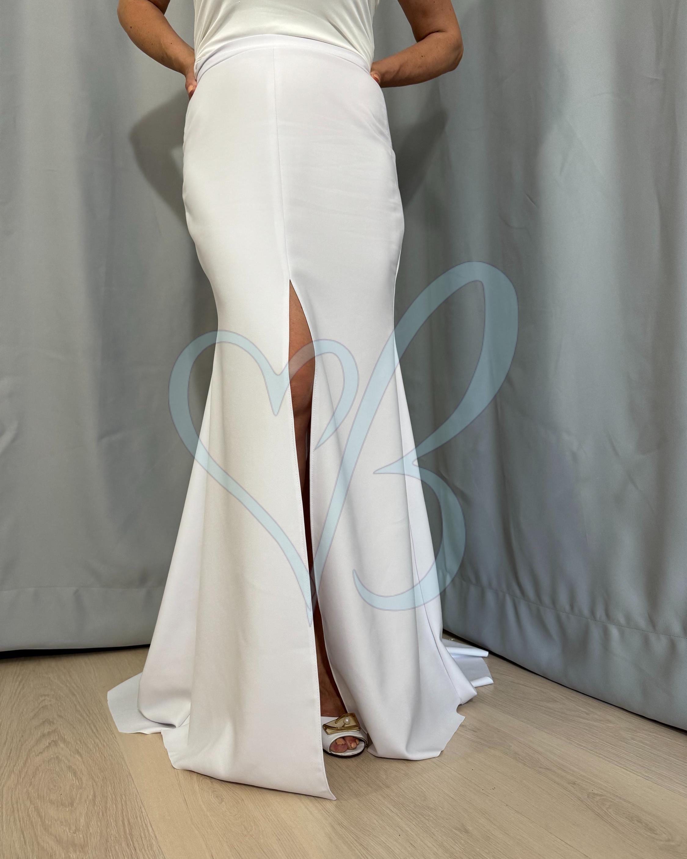 acka mermaid skirt（ivory）size1 Acka Lace Mermaid Skirt Ivory Size 1
