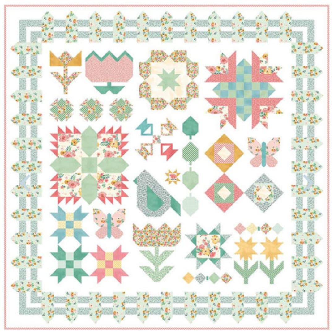 Garden Variety Quilt Kit by Riley Blake Designs - Etsy