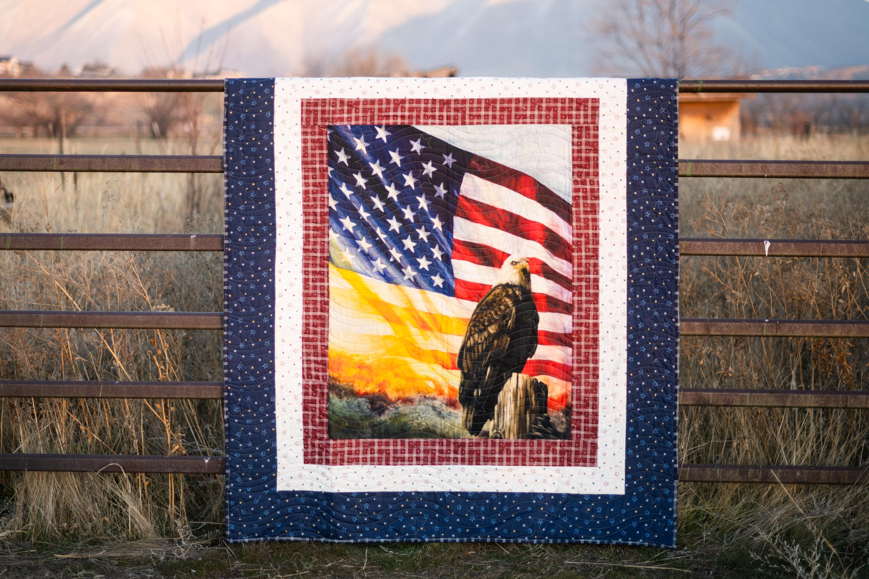 American Honor Panel Quilt Kit by Riley Blake Designs - Etsy
