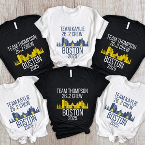 Boston Marathon Support Crew Shirt, Boston Marathon Support Team, Boston Marathon Runner Crew, Marathon Runner Gift, Family Marathon Crew