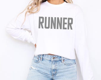 Marathoner / Runner Statement Long Sleeve Tee, Marathon Trainer and Finisher Gift, Marathon Training Shirt, Marathon Race Day Gift, Marathon