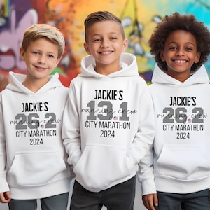 Custom Marathon Support Crew Youth Hoodie, Marathon Support Shirts, Marathon Support Matching Shirts, Marathon Running Crew Hoodie, Marathon