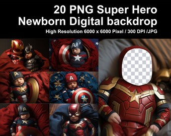 20 PNG Newborn Digital backdrop, digital background newborn  Composite photography Vintage baby, add face, face hole, transparent