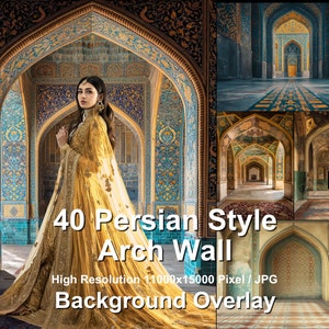 40 „Persian Arch Wall“-Hintergrundthemen für Mode-Fotohintergründe mit digitalen Hintergründen, die für jedes Fotobearbeitungsprogramm geeignet sind