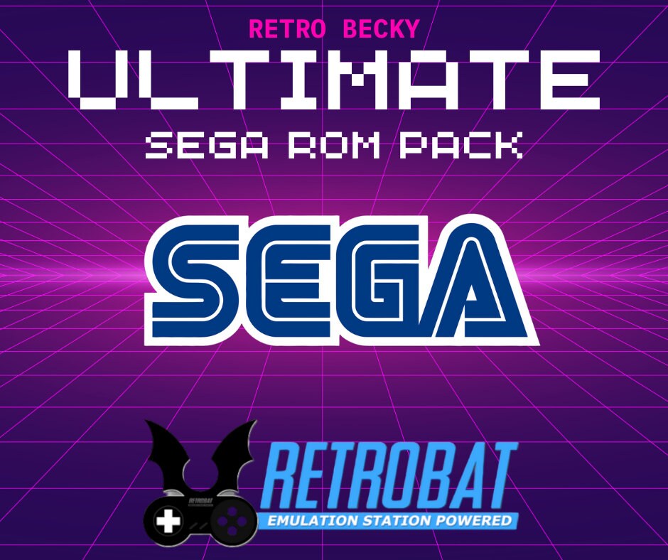Retro Roms Bundle for All SEGA Across 8 Consoles 1,100 Games Playable ...