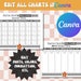 Kids Editable Groovy Chart Bundle, Printable Routine Charts, Summer ...